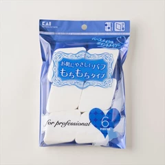 KAI PRO 粉撲化妝海棉鑽石型6件