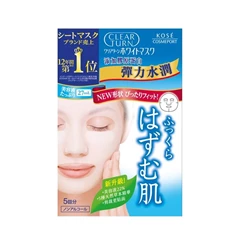 KOSE高絲膠原蛋白彈性水潤面膜 (5片裝)