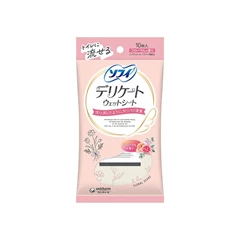 SOFY 女性衛生濕紙巾(花香)10片