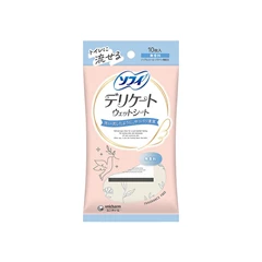 SOFY 女性衛生濕紙巾(無香料)10片