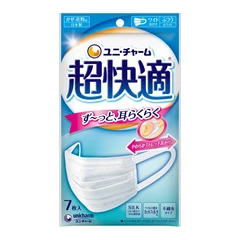 UNICHARM 超快適透氣口罩 (標準) 7 片