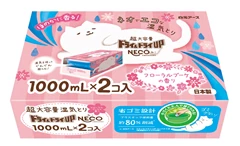 白元NECO超大容量環保抽濕器1000mL x 2 - 花香味