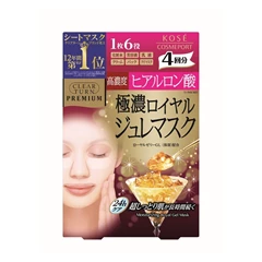 KOSE高絲尊貴透明質酸保濕鎖水啫喱面膜 (4片裝)