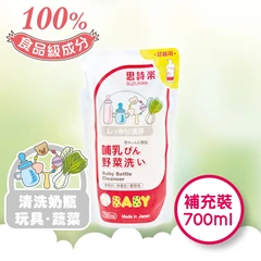 Suzuran思詩樂嬰兒奶瓶蔬果洗潔液 – 補充裝
