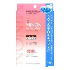 MINON 蜜濃 氨基酸滋潤保濕 濃潤美白乳液面膜 4片裝