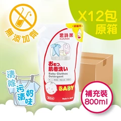 [原箱] Suzuran思詩樂嬰兒衣物洗衣液 – 補充裝